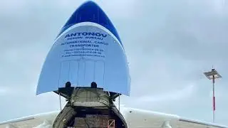 THE end of the antonov-225  (burned down)