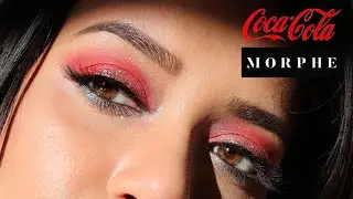 Coca-cola x Morphe Eye Makeup Look + Lip Swatches