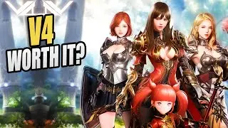 IS IT WORTH IT? - V4 First Look - Mobile MMORPG on PC