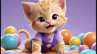 Tiny Kittens Shapes and Play | Fun Learning Song for Kids | Cute Shape Adventure Rhyme