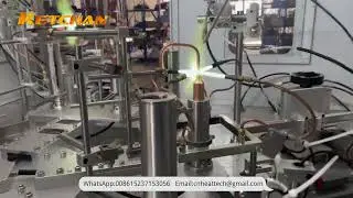 Automated Rotary Flame Brazing of Dryer Capillaries | Dual-Station, 8-Torch Precision Welding