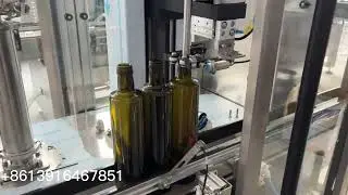 Automatic single nozzle glass bottle cooking oil olive oil filling machine
