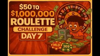 $50 to $1,000,000 Roulette | Day 7 | Destroyed the Projection Again!