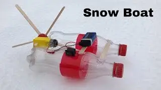 How to Make Electric Snow Boat | Amazing Toy #Projects_HDFr