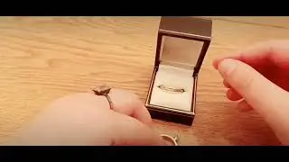Mid Century Wedding Ring Set