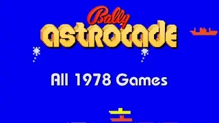 Bally Arcade - 1978 Games - (1978) - gameplay HD