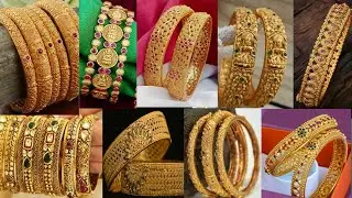 Latest Pure Gold Bangles Designs 2020 ||  Heavy & Light Weight Gold Bangles Collection || Bangles ||