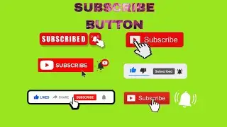 YOUTUBE SUBSCRIBE BUTTON VIRAL GREEN SCREEN OVERLAYS........... BY H LYRICS