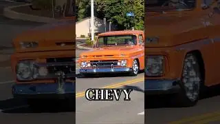 🎃 Pumpkin Orange 1965 Chevy C10 Pickup Truck at Gaslight Festival 2024 #truck #chevrolet #carshow