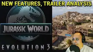 Jurassic World Evolution 3! Gameplay trailer analysis, new features you might have missed!