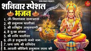 शनिवार भक्ति भजन : ॐ निलांजन समाभासं, श्री हनुमान चालीसा, शनिदेव कथा, शनि चालीसा, शनि हनुमान आरती