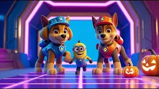 Skye, Joy & Lightning McQueen - Neon City Adventure! | Paw Patrol x Inside Out x Cars 3D