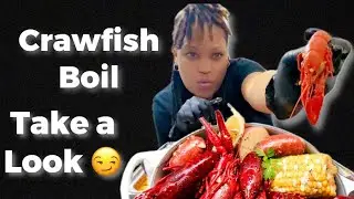 WEEKEND CRAWFISH BOIL #crawfishboil #eatingshow #mukbang CRAWFISH SEASON BABYY