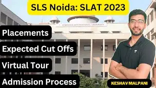 🔴All about : SLS Noida | Campus Tour 2023 😱| Top Law College | SLAT 2023 #slat | Unacademy CLAT