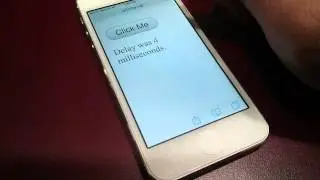 Fast and slow taps on iOS 8