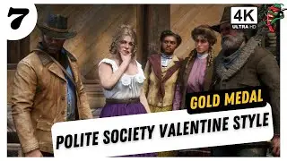 RED DEAD REDEMPTION 2 Polite Society, Valentine Style GOLD MEDAL Mission 7 | 4K60 PS5