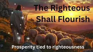 The Righteous Shall Flourish - Prosperity tied to righteousness