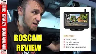 BOSCAM K7 Wireless backup camera - installation and review