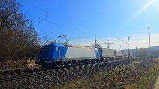 185 515 mit Makrogruss und starker Abbremsung