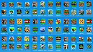 Craftsman, Minecraft, Pixel Craft Legend, Mixcraft, Crafting and Building, Craft Drill, Pixel Gun 3D