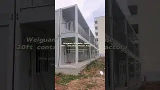 Two storey container office school house villa #containerhouse #portablehouse #prefabhouse