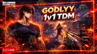 BGMI LIVE 🔴 1v1 TDM | 5 FINGER CLAW PRO GAMEPLAY 😈| GODLY GAMING