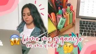 COMO ME ORGANIZO EN MI VIDA || ORGANIZO MI SEMANA, YOUTUBE, ESCUELA ETC || Vale Bolaños