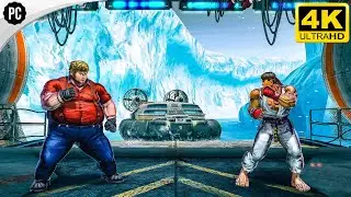 Street Fighter X Tekken | Bob & Cole vs Ryu & Lars | PC Gameplay 4K