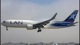 LATAM Chile (LAN) Boeing 767-316ER [CC-CXK] | Vapour landing in Santiago-Pudahuel (SCL/SCEL)