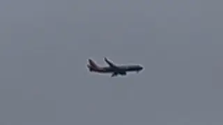 Southwest Airlines Boeing 737 MAX 8 flyby to land at CRHS (DEN-IND) SWA3232 N8736J
