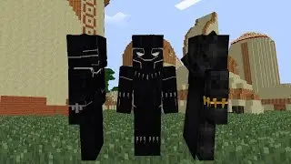 Black Panther Minecraft Mod(Superheroes Unlimited 6.0) Suit Showcase