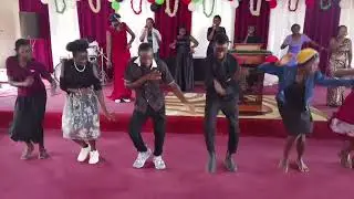 Always at church praising God 
