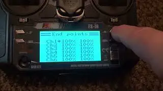 Как установить конечные точки Flysky FS I6X