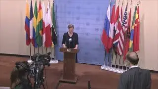 Amb  Barbara Woodward , permanent Representative of the United Kingdom to the United Nations.