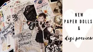 New Digital Collection Share and More Vintage Paper Dolls!