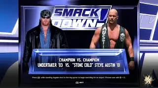WWE 2K24 - Undertaker vs Stone Cold - Extreme Rules Double Title Match!