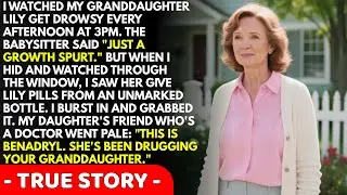 My granddaughter kept falling asleep at 3pm every day what I caught the babysitter doing horrifie...