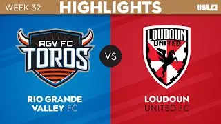 10.14.2023 | Rio Grande Valley FC vs. Loudoun United FC - Game Highlights