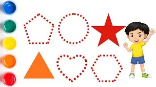 2d geometric shapes drawing step by step | 2d geometric shapes drawing step by step