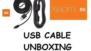 Mi USB cable unboxing