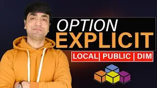 Excel VBA Option Explicit | Local vs Global Variable