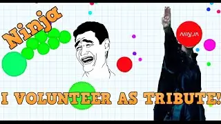 NEW GAMEMODE!!! HUNGER GAMES!!! agar.io #4