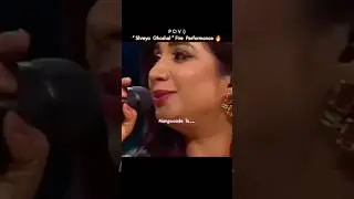 Fire Performance 🔥Shreya Ghoshal #lyricsvideo #voice #live #shreyghoshal