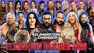 WWE Elimination Chamber Chicago 2026 Match Card Predictions