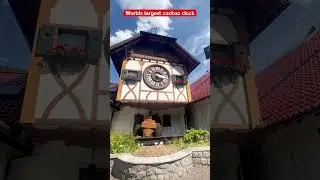 Worlds largest cuckoo clock in germany🇩🇪 #cuckooclock