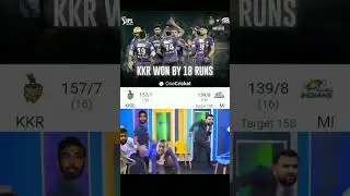 KKR VS MI || KOLKATA KNIGHT RIDERS VS MUMBAI INDIANS