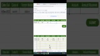 Data entry form Automatic Accounting software in Excel Google sheet