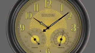 Bulova C4813 Weathermaster II Outdoor Wall Clock