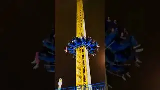 Heart-stopping Drop | Freefall Thrills #shorts #shortvideo #youtubeshorts #viral #droptowerride