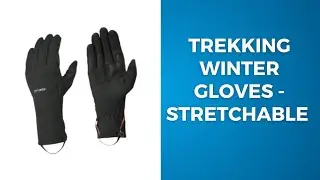 Trek 500 Forclaz Winter glove Stretchable